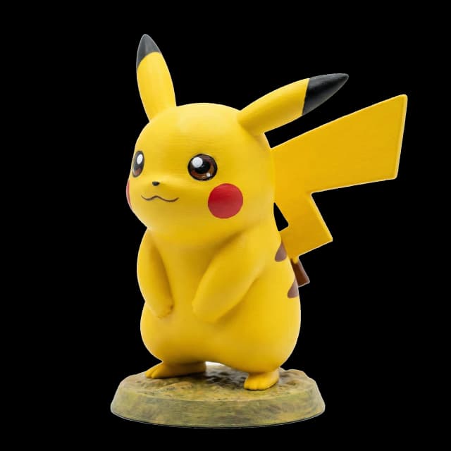 Pikachu 3D printed figurine